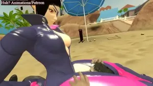 Juri Street Fighter baise avec ses cuisses musclées