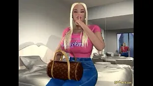 MILF 3D aux gros seins baise dans un monde virtuel