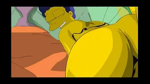 Marge Simpson baisée hard - Parodie porno animée MILF
